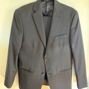 Marc Anthony Black Pinstripe Men's Full Suit 38S Blazer and 30/30 Pants